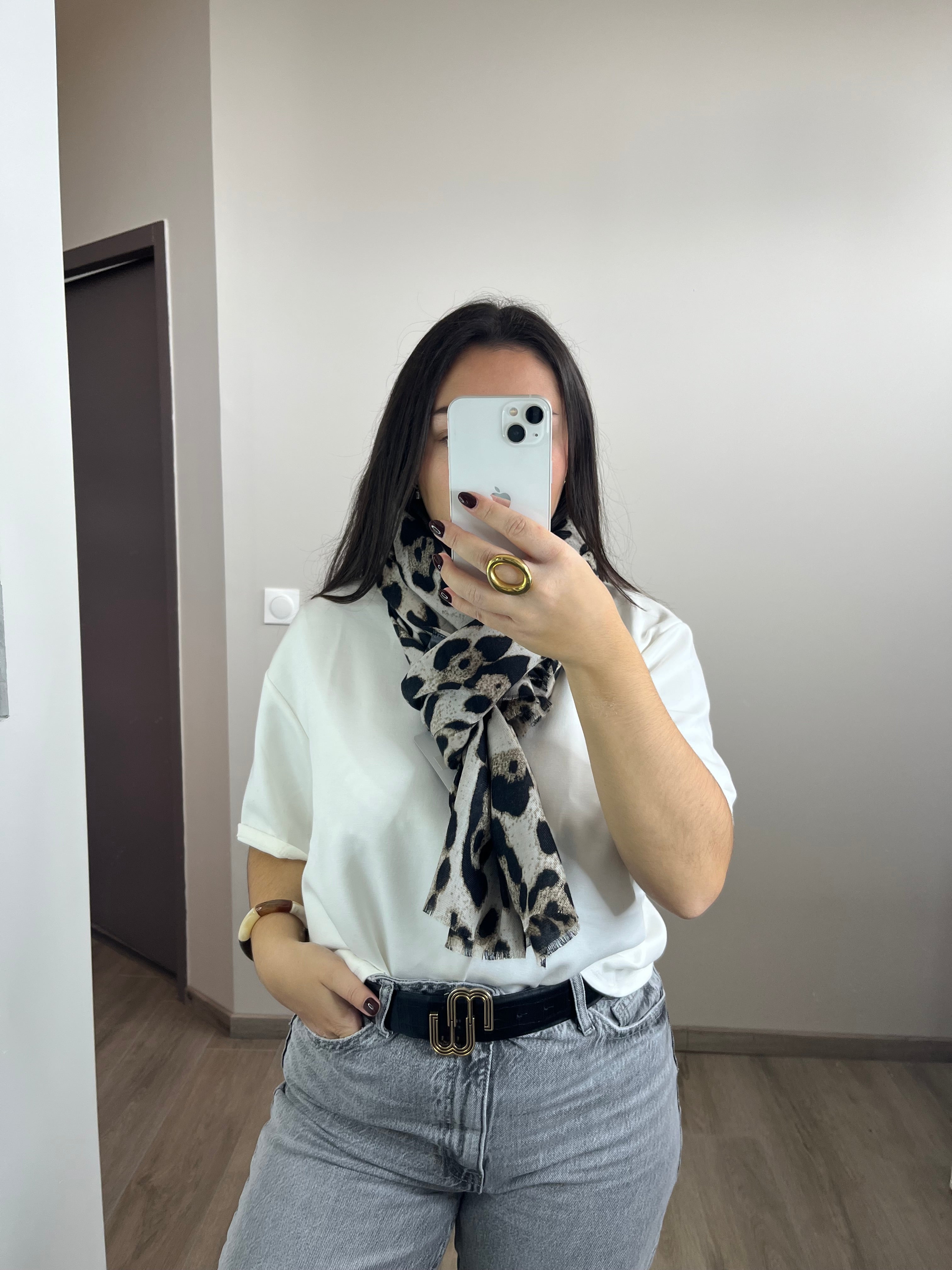 Écharpe Léonie beige