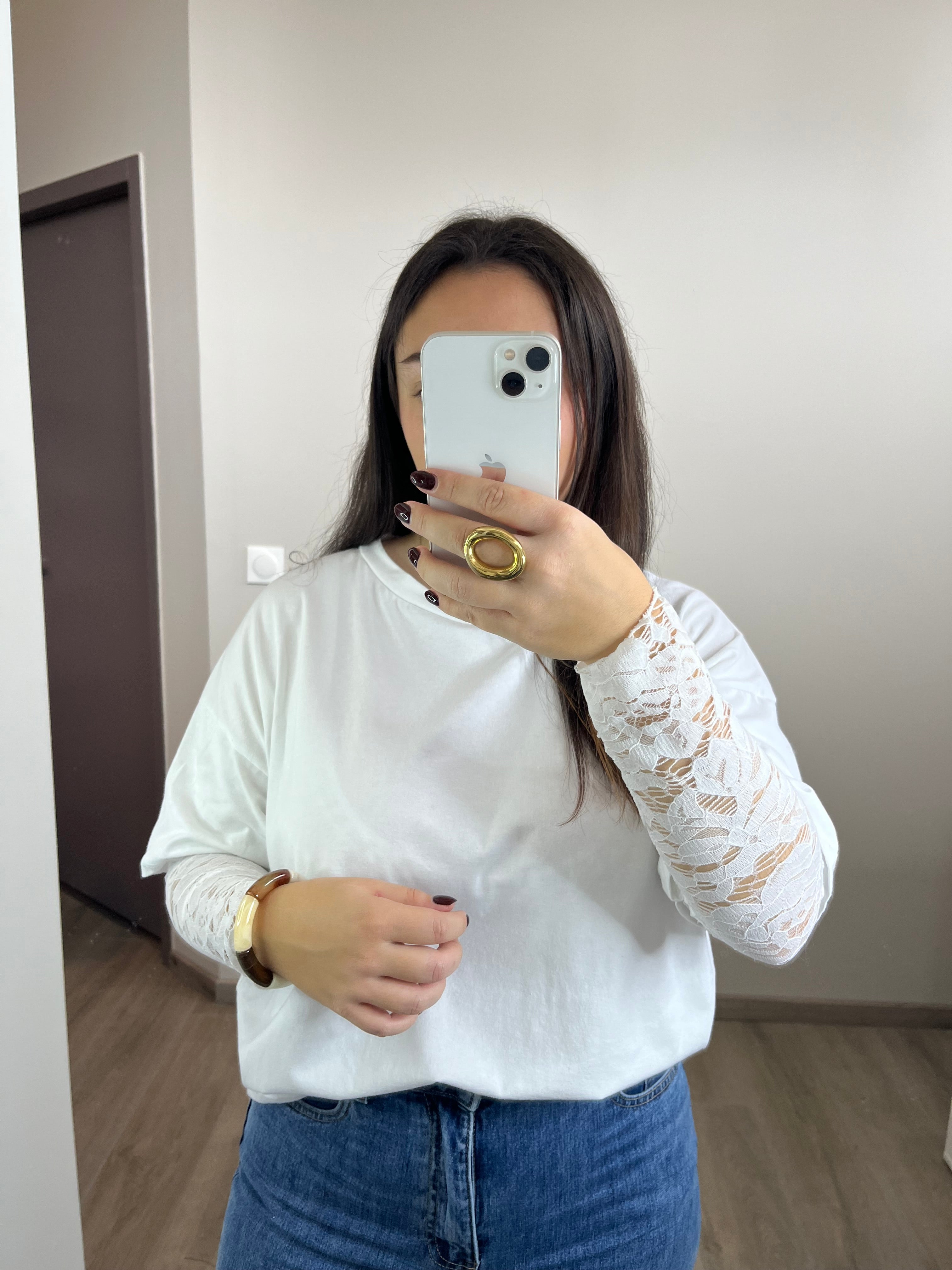 T-shirt Mathilda blanc