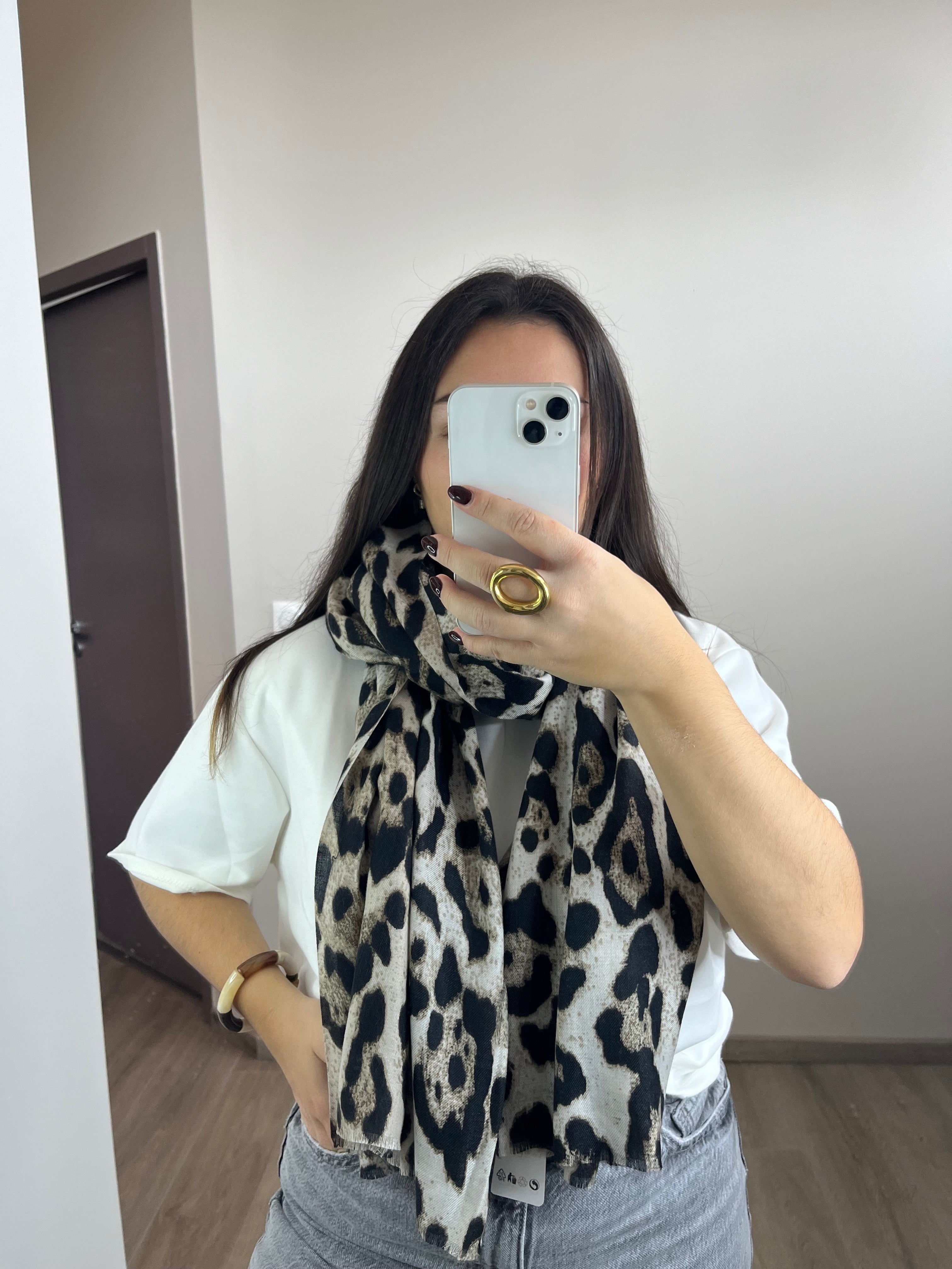 Écharpe Léonie beige